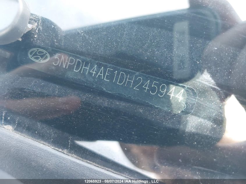 2013 Hyundai Elantra Gl VIN: 5NPDH4AE1DH245944 Lot: 12065923