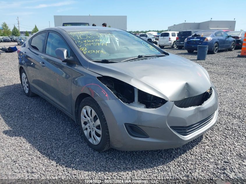 2013 Hyundai Elantra Gl VIN: 5NPDH4AE1DH245944 Lot: 12065923