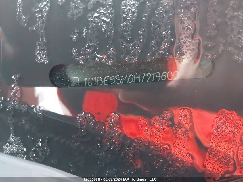 2017 Chevrolet Cruze VIN: 1G1BE5SM6H7219600 Lot: 12065976