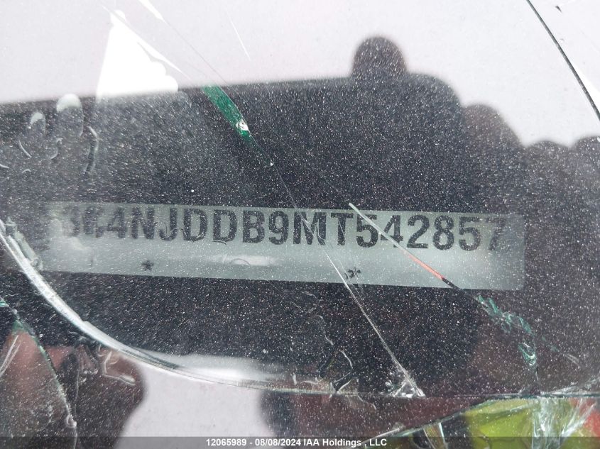 2021 Jeep Compass Trailhawk VIN: 3C4NJDDB9MT542857 Lot: 12065989