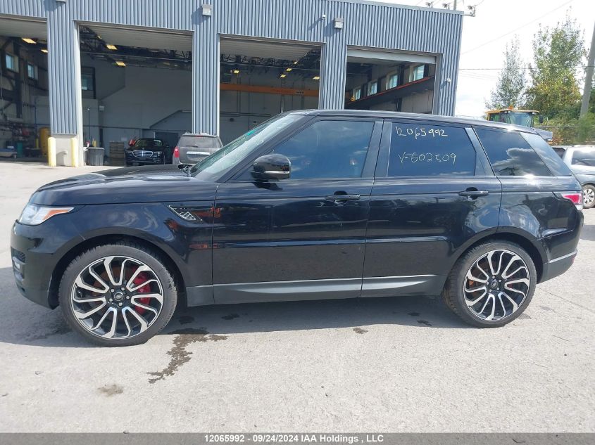 2015 Land Rover Range Rover Sport Sc VIN: SALWR2TF1FA602509 Lot: 12065992