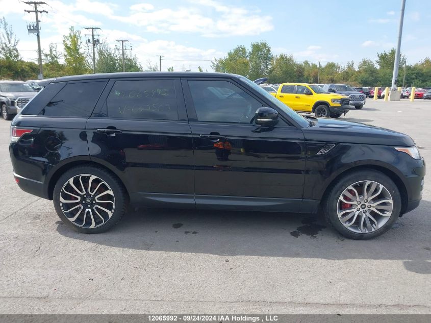 2015 Land Rover Range Rover Sport Sc VIN: SALWR2TF1FA602509 Lot: 12065992