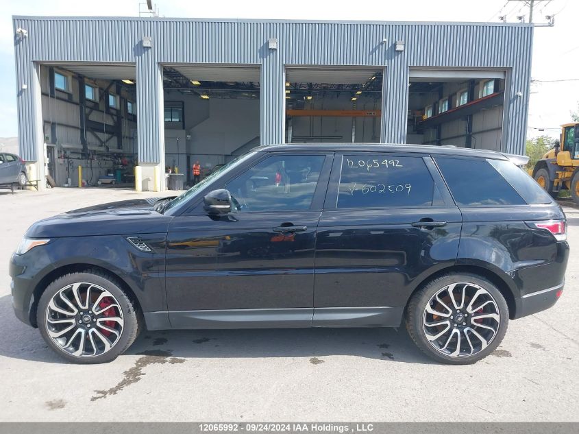 2015 Land Rover Range Rover Sport Sc VIN: SALWR2TF1FA602509 Lot: 12065992