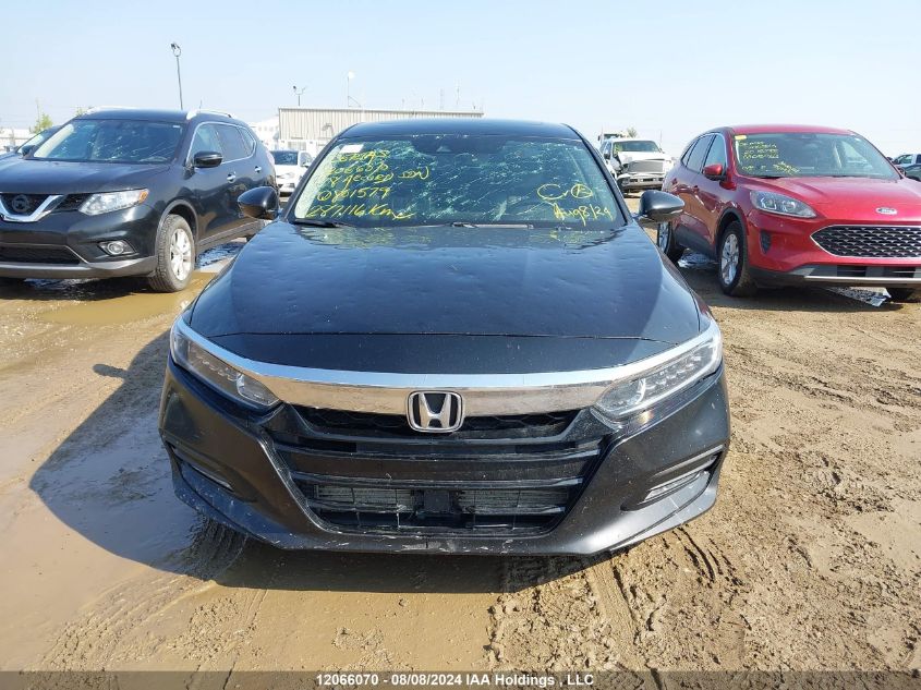 2018 Honda Accord Sedan VIN: 1HGCV1F52JA801579 Lot: 12066070