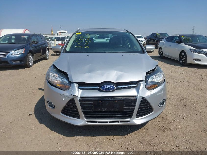 2013 Ford Focus Titanium VIN: 1FADP3J23DL366012 Lot: 12066118