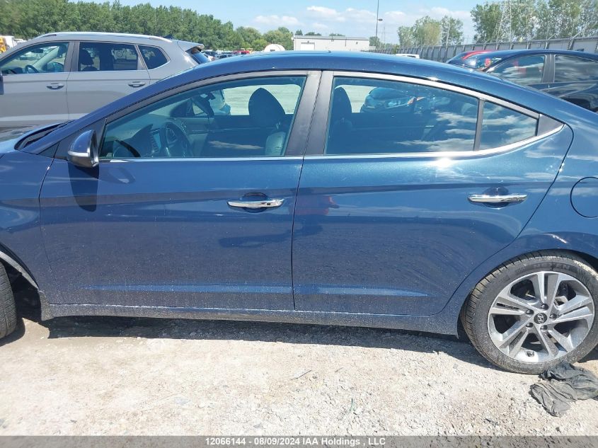 2017 Hyundai Elantra Limited VIN: KMHD84LF4HU221117 Lot: 12066144