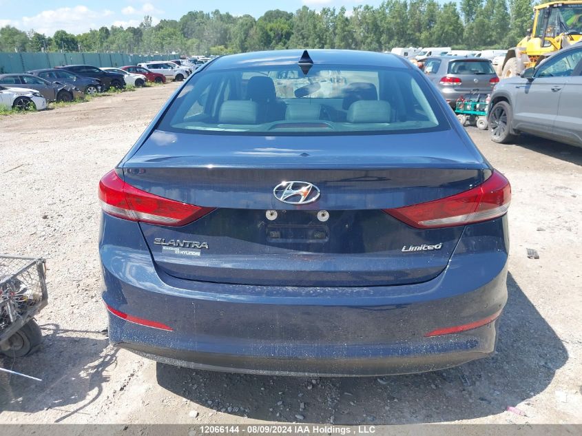 2017 Hyundai Elantra Limited VIN: KMHD84LF4HU221117 Lot: 12066144
