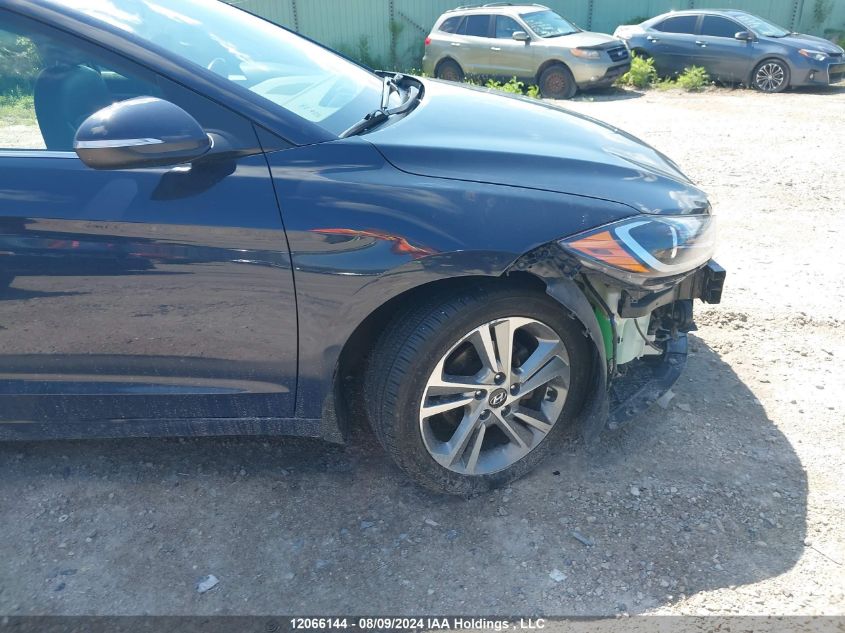 2017 Hyundai Elantra Limited VIN: KMHD84LF4HU221117 Lot: 12066144