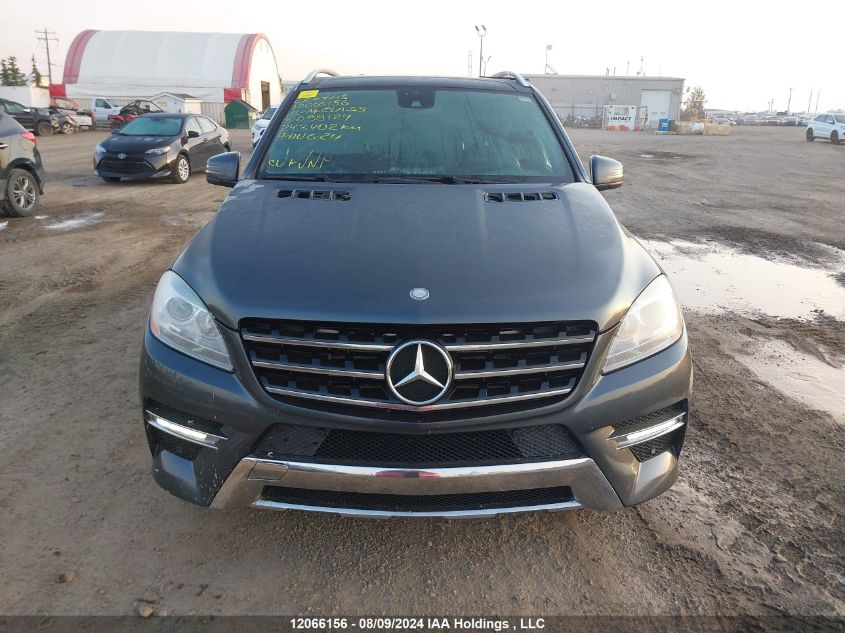 2012 Mercedes-Benz Ml350 Bluetec VIN: 4JGDA2EB4CA039124 Lot: 12066156