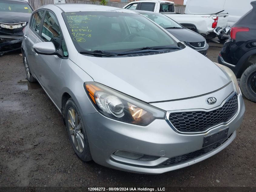 2014 Kia Forte 5-Door VIN: KNAFK5A8XE5217276 Lot: 12066272