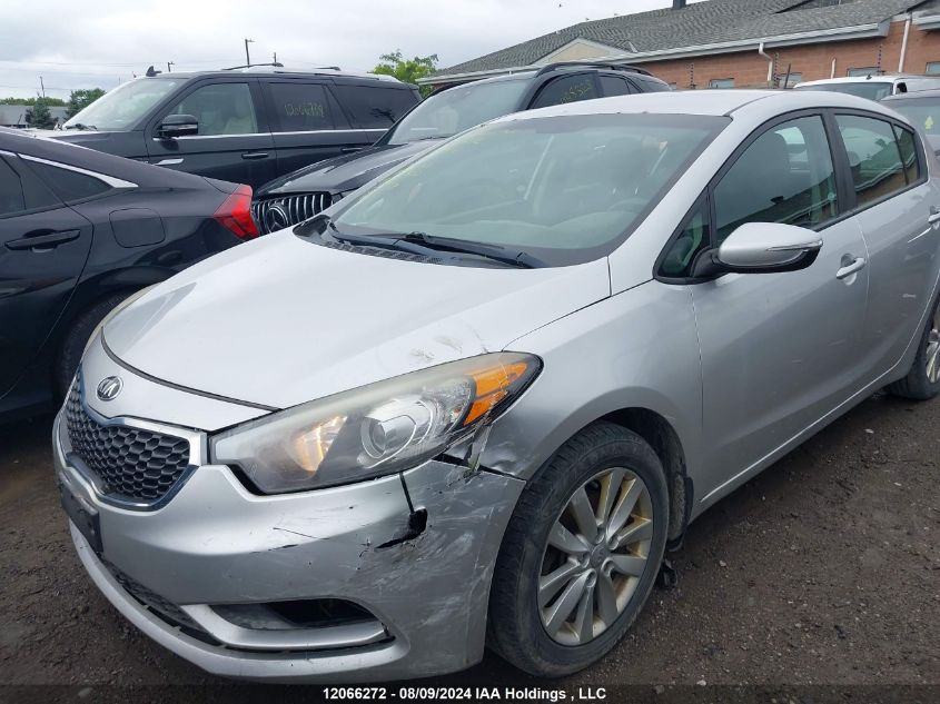 2014 Kia Forte 5-Door VIN: KNAFK5A8XE5217276 Lot: 12066272