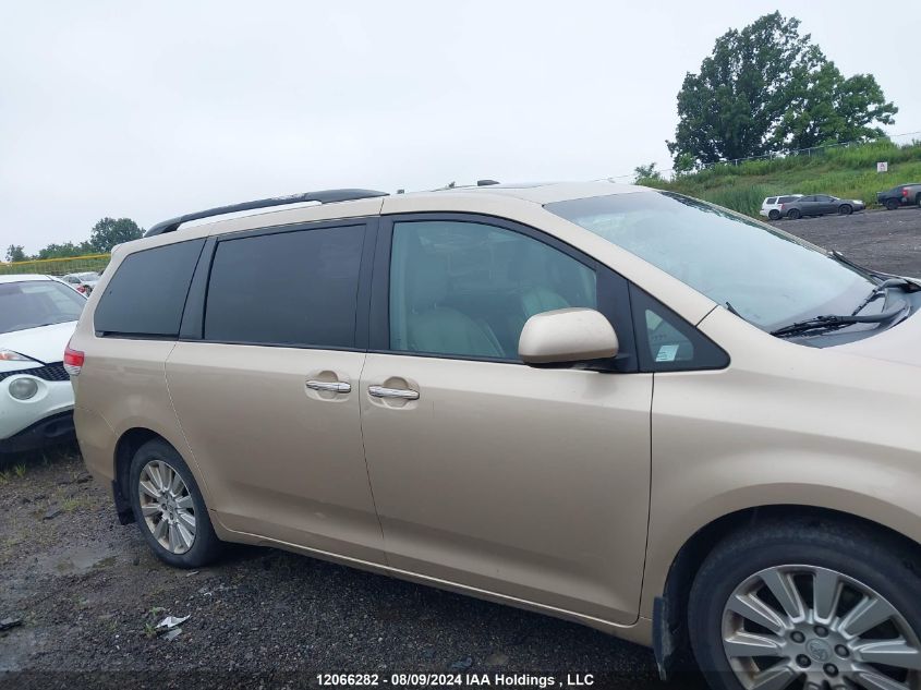 2011 Toyota Sienna VIN: 5TDDK3DC2BS022552 Lot: 12066282