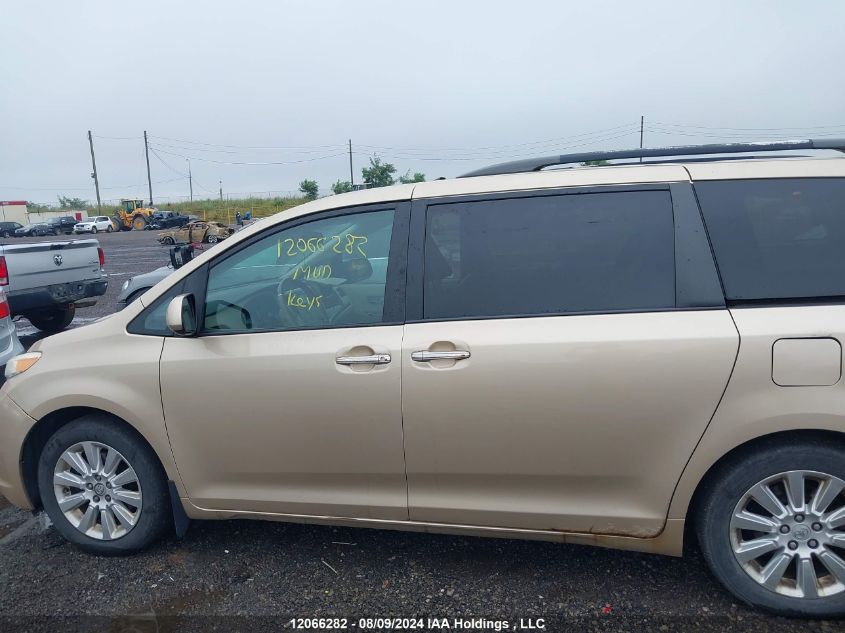 2011 Toyota Sienna VIN: 5TDDK3DC2BS022552 Lot: 12066282