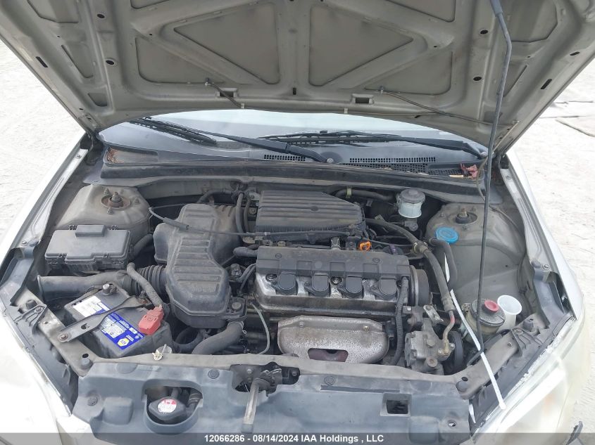 2004 Honda Civic Sdn VIN: 2HGES16144H929309 Lot: 12066286