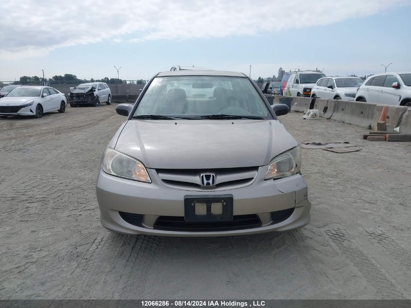 2004 Honda Civic Sdn VIN: 2HGES16144H929309 Lot: 12066286