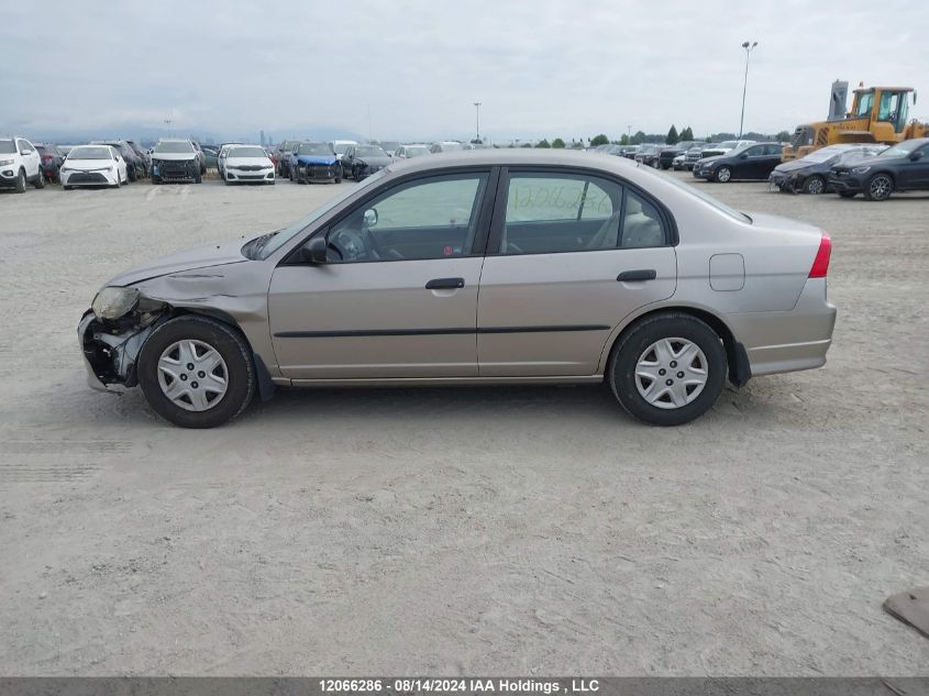 2004 Honda Civic Sdn VIN: 2HGES16144H929309 Lot: 12066286