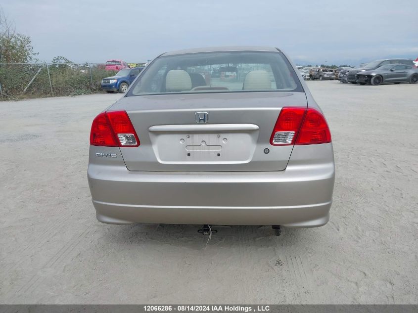 2004 Honda Civic Sdn VIN: 2HGES16144H929309 Lot: 12066286