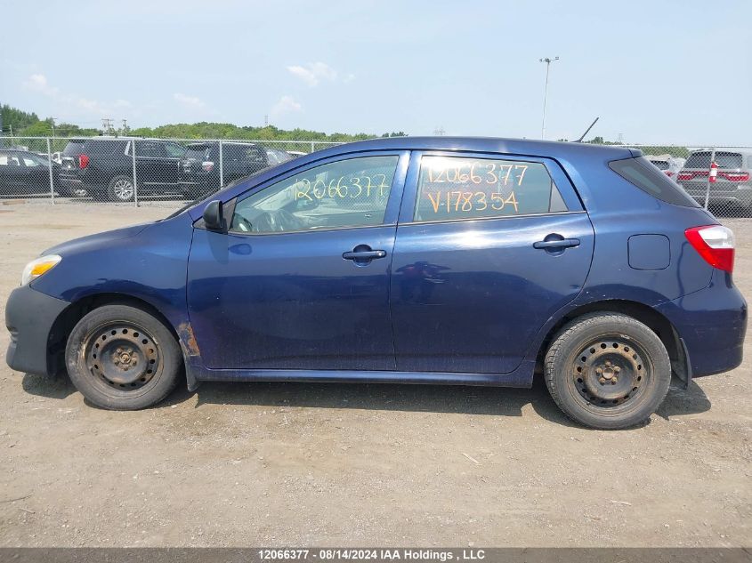 2009 Toyota Matrix VIN: 2T1KU40E89C178354 Lot: 12066377