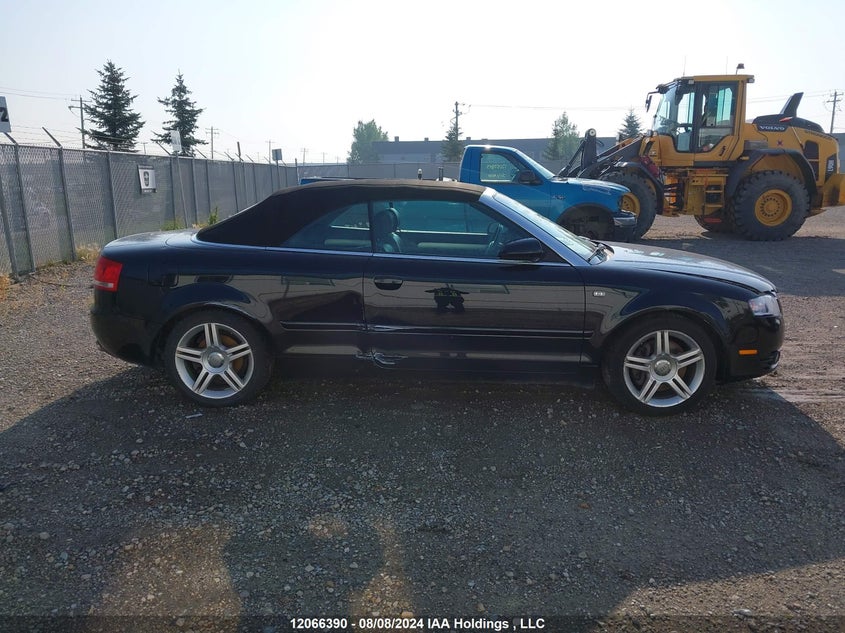 2008 Audi A4 2.0T Cabriolet Quattro VIN: WAUDF48HX8K015023 Lot: 12066390