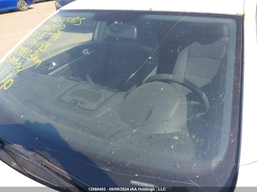 2006 Volkswagen Jetta Tdi Option Package 1 VIN: 3VWST81K26M014483 Lot: 12066402