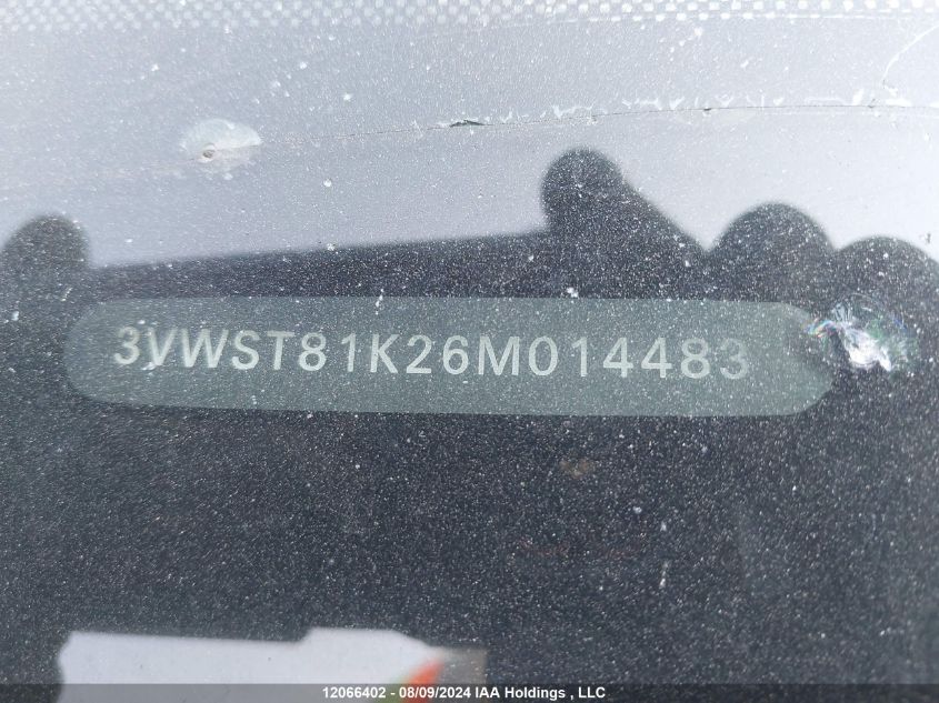 2006 Volkswagen Jetta Tdi Option Package 1 VIN: 3VWST81K26M014483 Lot: 12066402