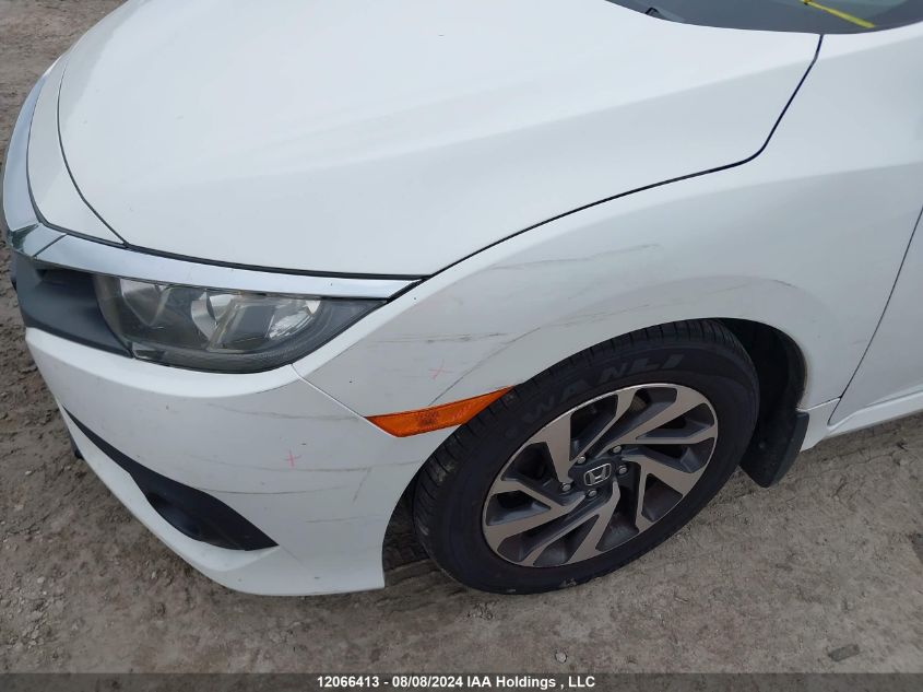 2018 Honda Civic Ex VIN: 2HGFC2F88JH026757 Lot: 12066413