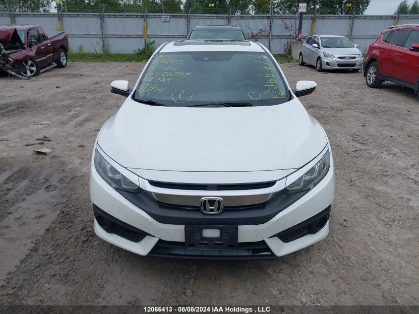 2018 Honda Civic Ex VIN: 2HGFC2F88JH026757 Lot: 12066413