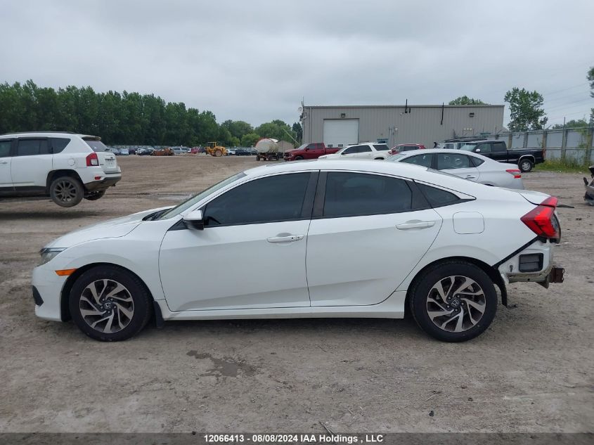 2018 Honda Civic Ex VIN: 2HGFC2F88JH026757 Lot: 12066413
