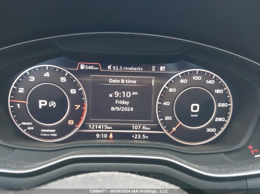 2017 Audi A4 VIN: WAUCNAF46HN012597 Lot: 12066471