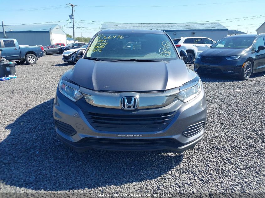 2021 Honda Hr-V Lx VIN: 3CZRU5H39MM100442 Lot: 12066476