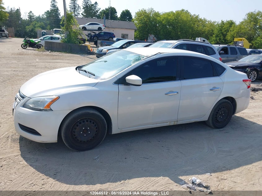 2014 Nissan Sentra VIN: 3N1AB7AP7EL651125 Lot: 12066512
