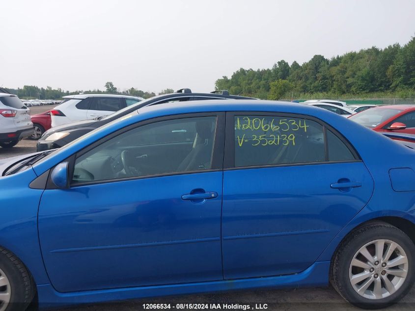 2010 Toyota Corolla VIN: 2T1BU4EE2AC352139 Lot: 12066534