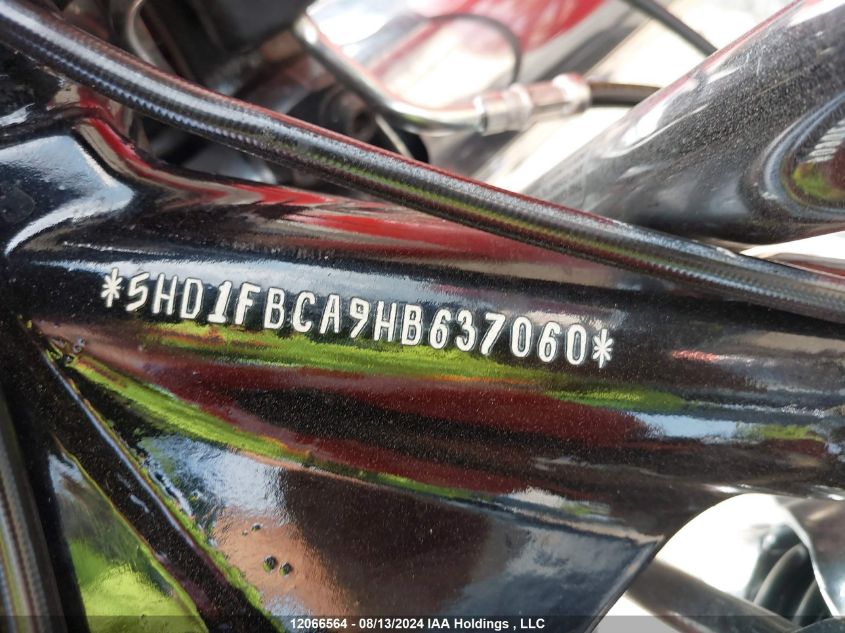 2017 Harley-Davidson Flhr Road King VIN: 5HD1FBCA9HB637060 Lot: 12066564