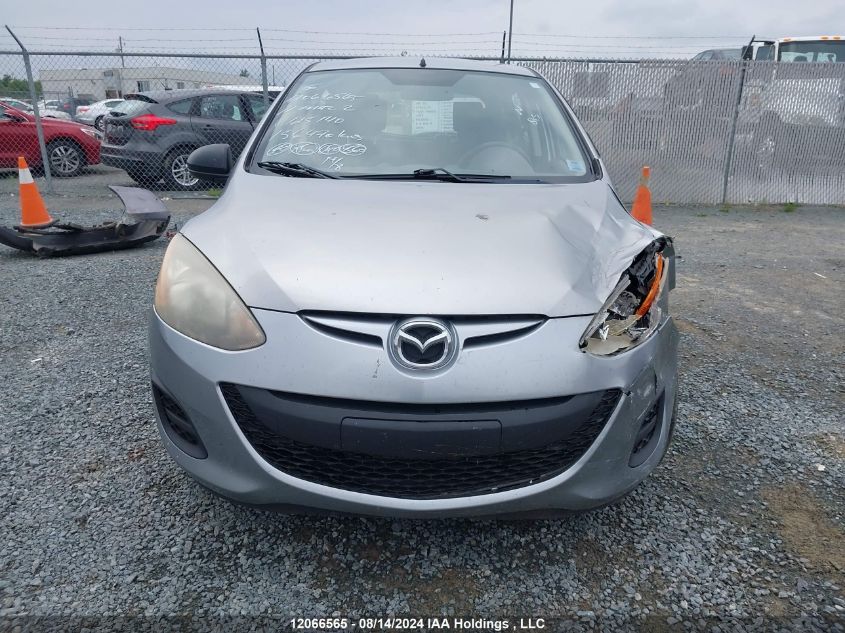 2011 Mazda Mazda2 VIN: JM1DE1HY6B0125140 Lot: 12066565