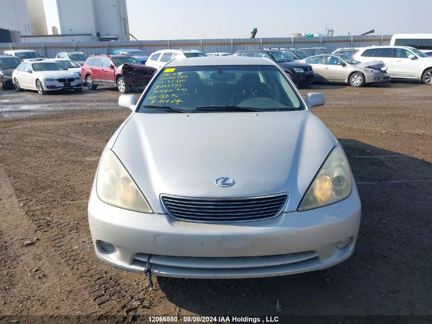 2005 Lexus Es 330 VIN: JTHBA30G555098343 Lot: 12066580