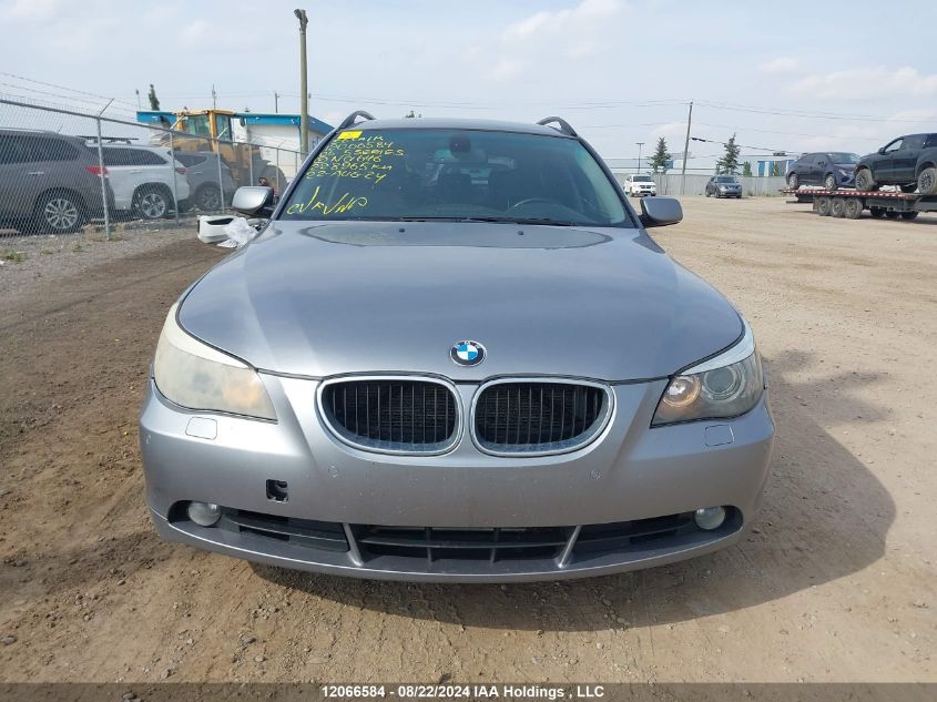 2006 BMW 5 Series VIN: WBANN73546CN01646 Lot: 12066584