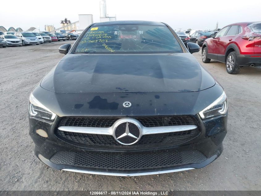 2023 Mercedes-Benz Cla 250 4Matic VIN: W1K5J4HB7PN369909 Lot: 12066617