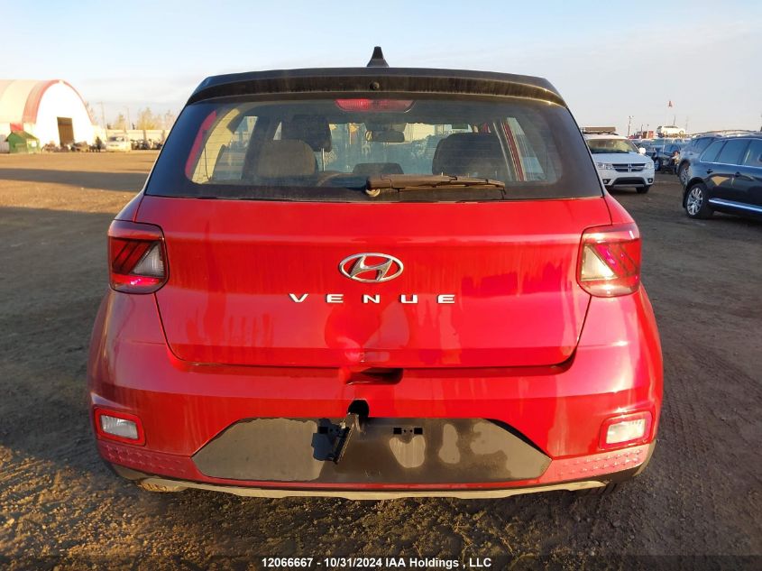 2021 Hyundai Venue Se VIN: KMHRB8A30MU100697 Lot: 12066667