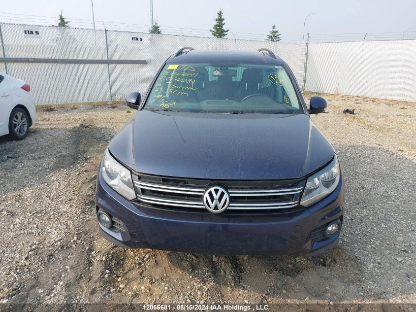 2016 Volkswagen Tiguan VIN: WVGJV7AX2GW064084 Lot: 12066681