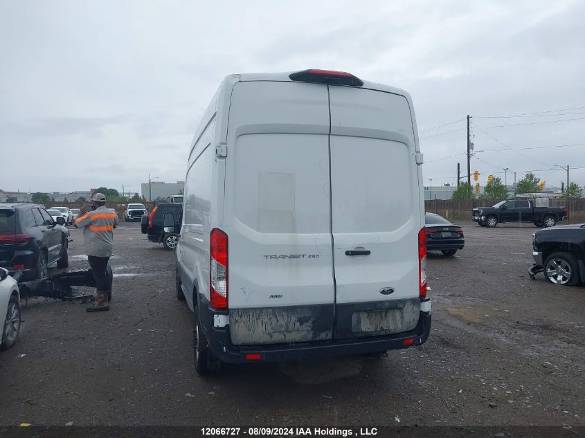2022 Ford Transit T-250 VIN: 1FTBR2X86NKA33683 Lot: 12066727