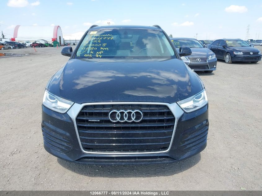 2018 Audi Q3 Premium VIN: WA1ECCFS5JR000008 Lot: 12066777