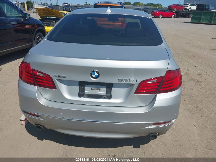 2014 BMW 535 Xi VIN: WBA5B3C56ED292372 Lot: 12066816