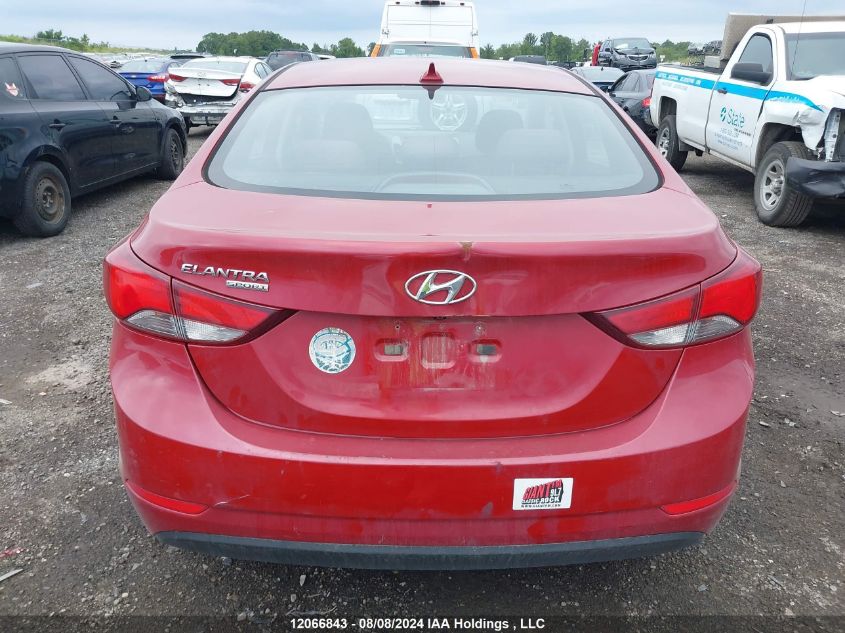 2016 Hyundai Elantra Sport Appearance VIN: KMHDH4AE8GU618452 Lot: 12066843