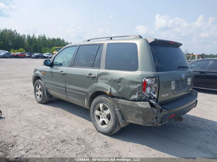 2008 Honda Pilot Se VIN: 5FNYF18358B500271 Lot: 12066849