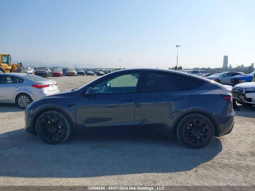 2022 Tesla Model Y VIN: 7SAYGAEE5NF508615 Lot: 12066854