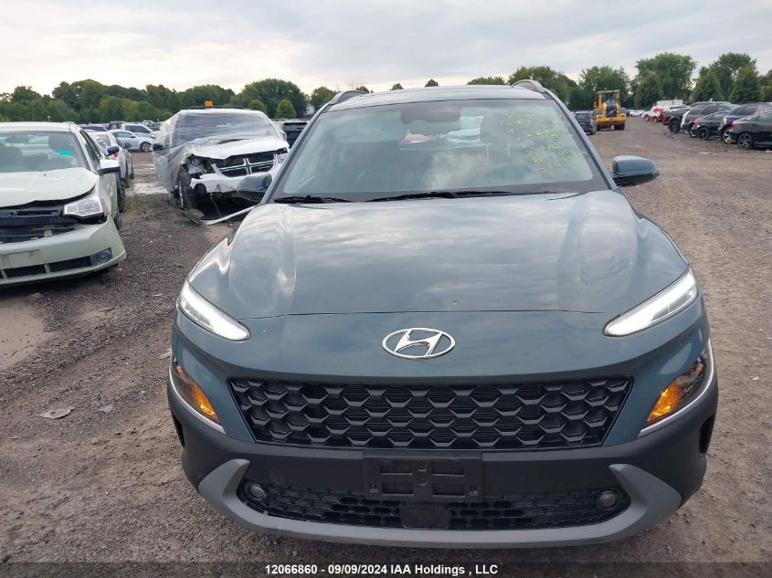 2022 Hyundai Kona Sel VIN: KM8K6CAB4NU876753 Lot: 12066860