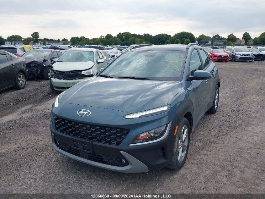 2022 Hyundai Kona Sel VIN: KM8K6CAB4NU876753 Lot: 12066860