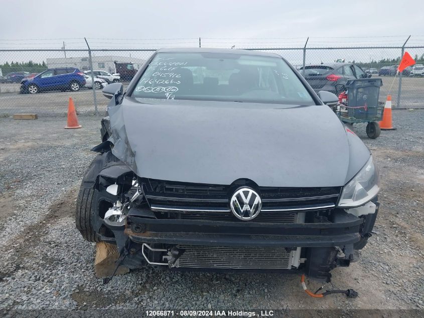 2015 Volkswagen Golf Tdi VIN: 3VWRA7AU8FM045916 Lot: 12066871