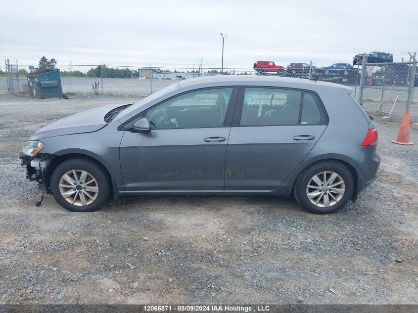 2015 Volkswagen Golf Tdi VIN: 3VWRA7AU8FM045916 Lot: 12066871