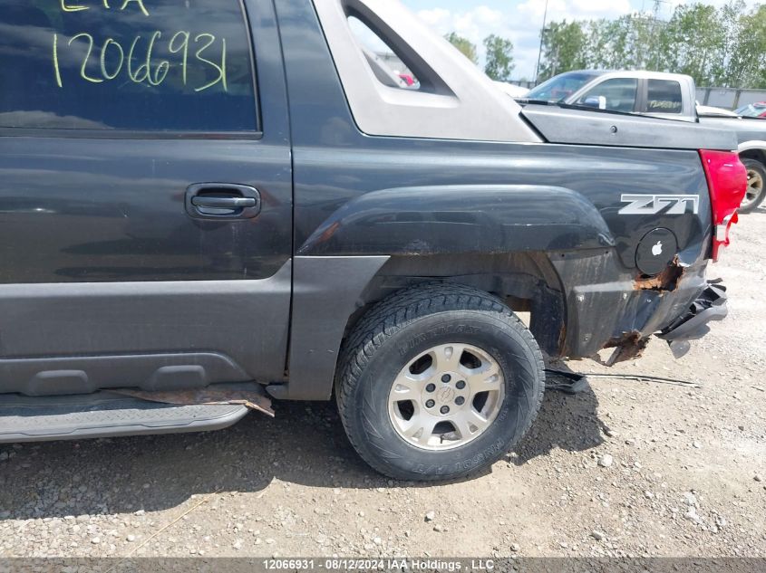 2003 Chevrolet Avalanche VIN: 3GNEK13T73G119134 Lot: 12066931